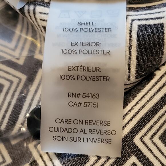 KARL LAGERFELD PARIS Women's Monogram Printed Utility Button Down Shirt Large - Picture 11 of 12